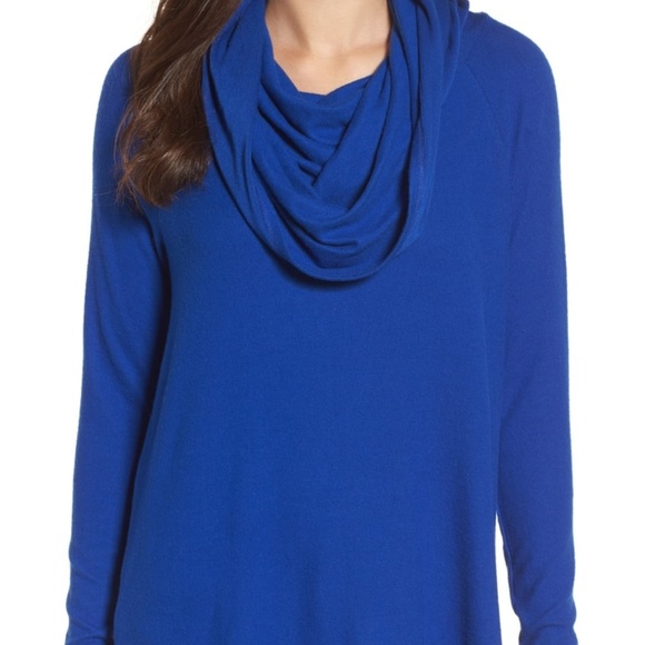 Gibson Tops - Cozy Convertible Neckline Tunic